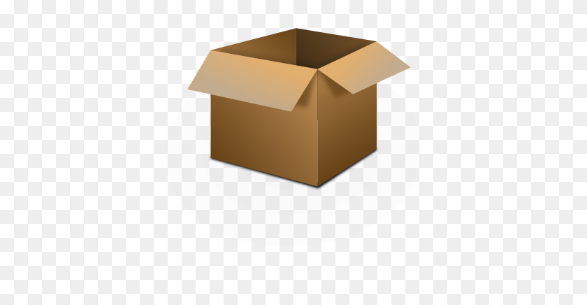 600x376 Picture Of Small Cardboard Box With Open Top Open Box Clip Art - Roadblock Clipart