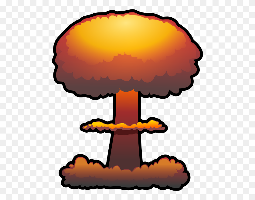 498x599 Бесплатные Картинки Ядерный Взрыв Клипарт - Взрыв Png