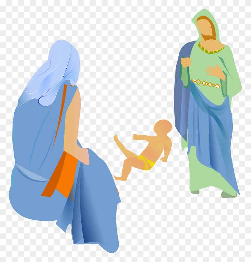 2288x2400 Pictures Nativity Free Clipart - Nativity Clip Art Free