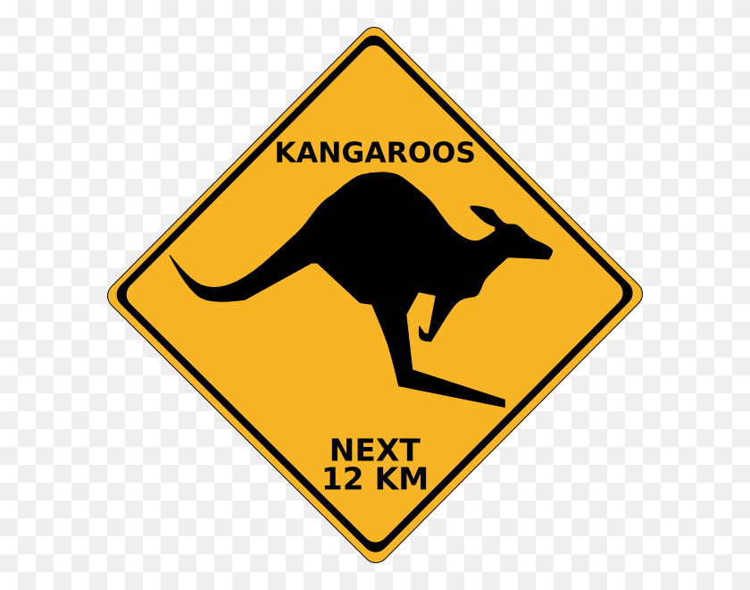 600x600 Pictures Of Kangaroo Crossing Sign Clip Art - Sesame Street Sign Clipart