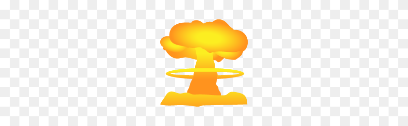 200x200 Pictures Of Mushroom Cloud Emoji - Mushroom Cloud PNG