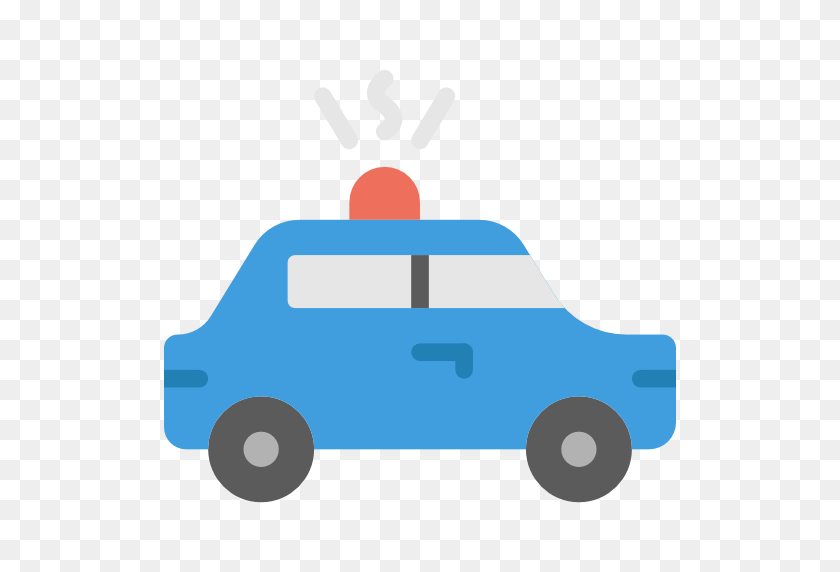 512x512 Pictures Of Police Car Icon - Police Siren PNG