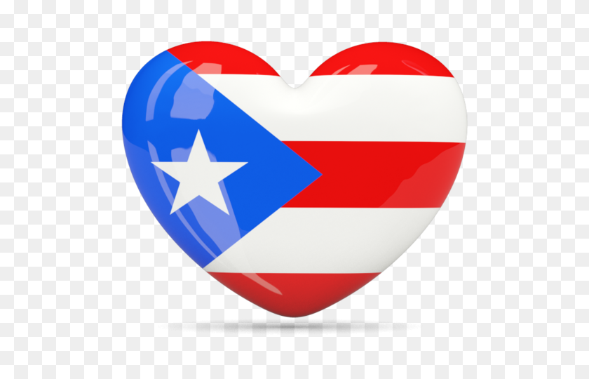 640x480 Фотографии Пуэрто-Рико Значок Сердца Скачать Значок Флага Пуэрто - Флаг Пуэрто-Рико Png