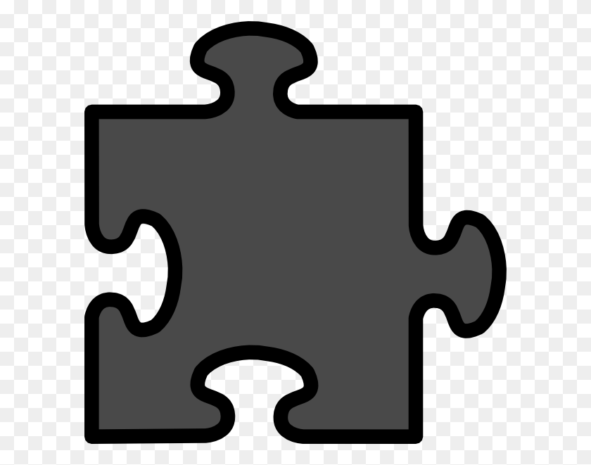 600x601 Pictures Of Puzzle Piece Icon Grey - Free Clipart Puzzle Pieces