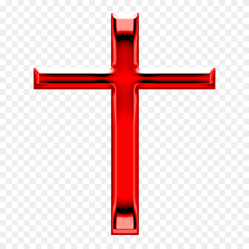 1000x1000 Png Изображения Красного Христианского Креста - Крест Иисуса Png
