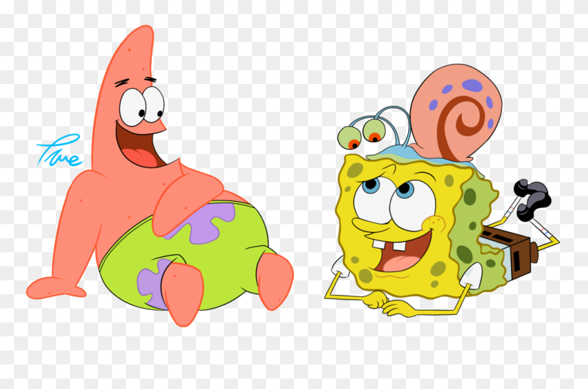 1024x651 Pictures Of Spongebob And Patrick Sbsp Spongebob Patrick And Gary - Gary PNG