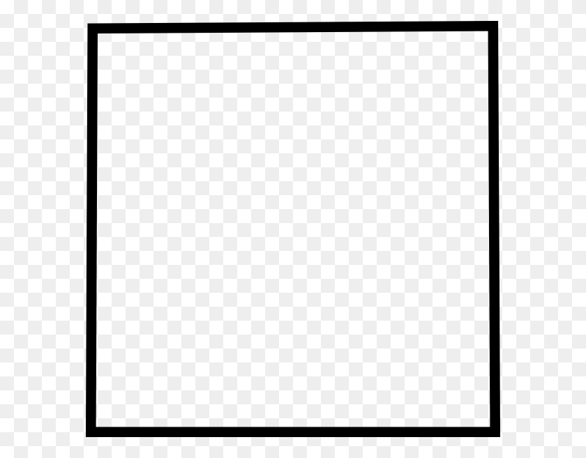 594x597 Pictures Of Square Border Png - Facecam Border PNG