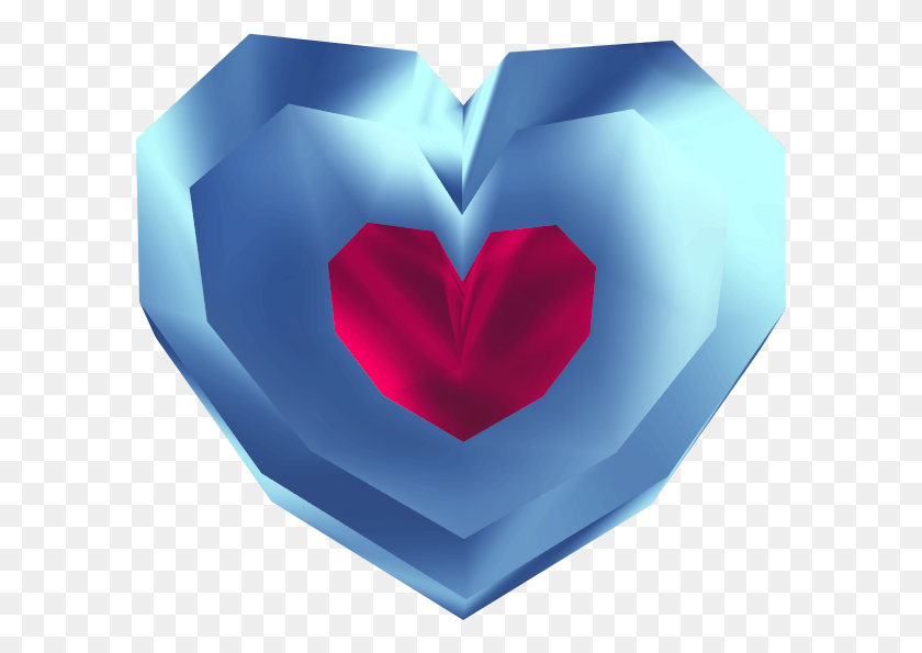 592x535 Piece Of Heart - Zelda Heart PNG