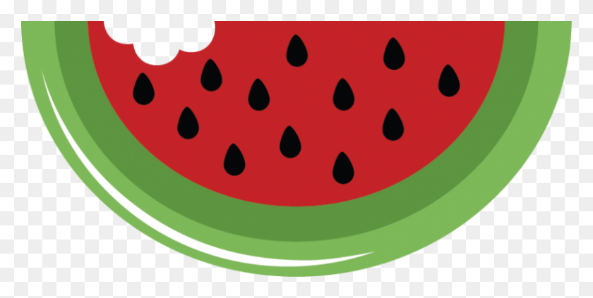 800x373 Piece Of Water Mellon Clip Art - Watermelon PNG Clipart