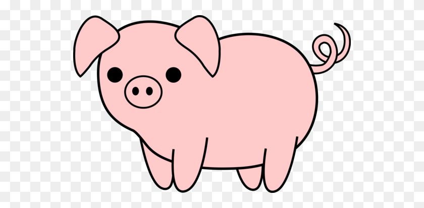 550x352 Pig Animal Cliparts - Baby Farm Animals Clipart