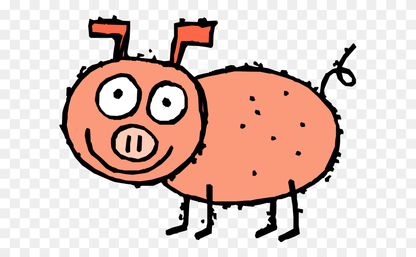 600x458 Pig Cartoon Png, Clip Art For Web - Cartoon Animal Clipart