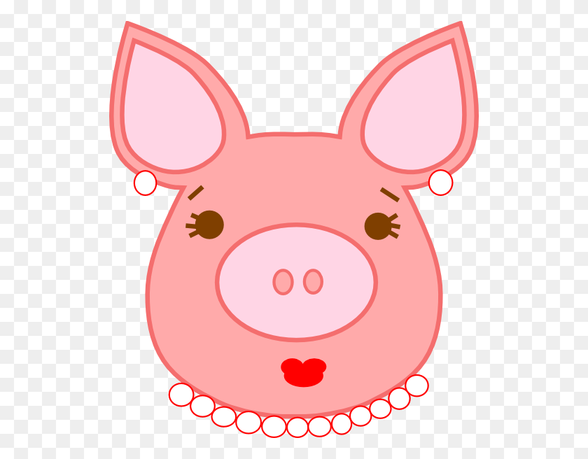 528x596 Pig Clip Art - Pig Clipart PNG