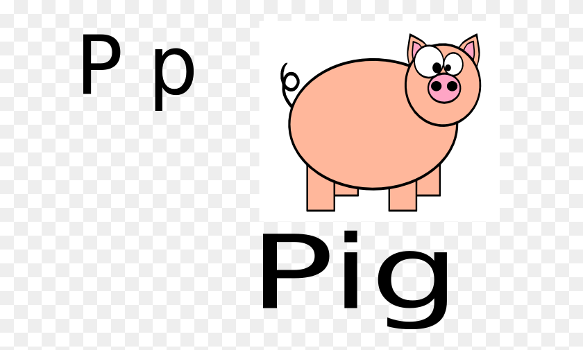 600x445 Pig Clip Art - Pig Image Clipart