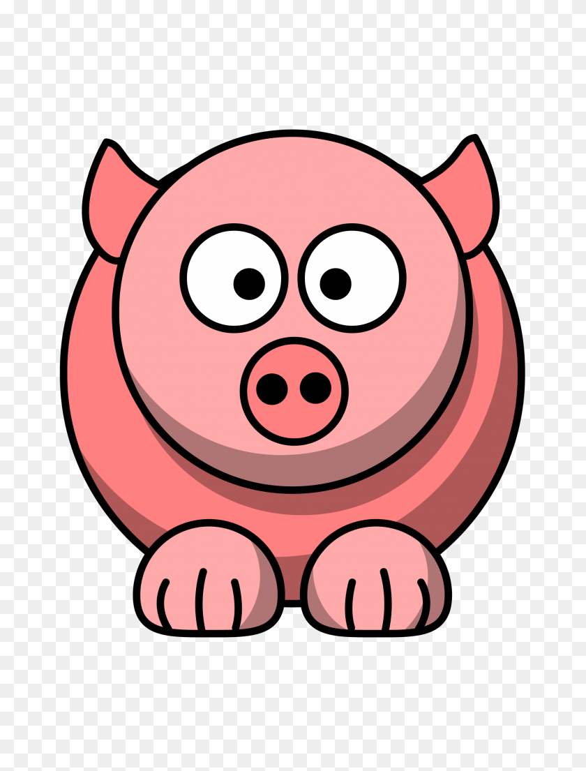 1790x2400 Pig Clip Art - Coconut Clipart Black And White