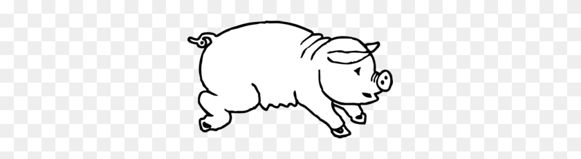 297x171 Свинья Картинки - Морская Свинка Клипарт Черный И Белый