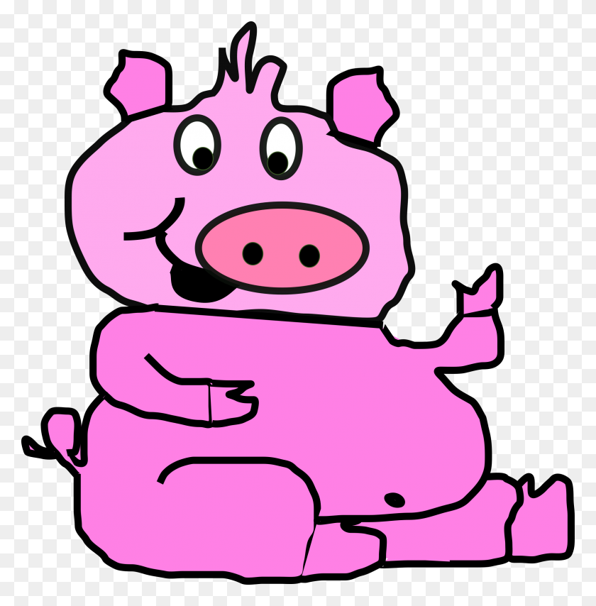 2355x2400 Pig Clip Art Images Free - Pig Face Clipart Black And White