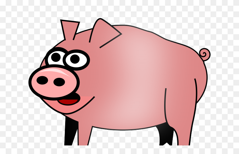 640x480 Pig Clipart - Peppa Pig Clipart Black And White