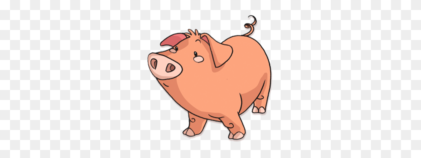 256x256 Pig Clipart Clear Background - Show Pig Clip Art