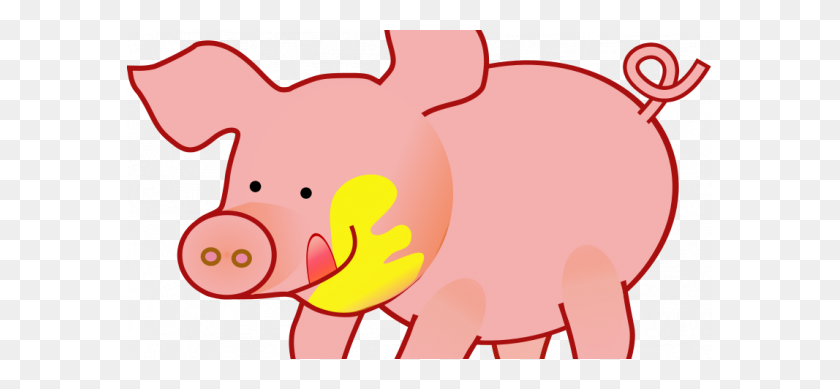 585x329 Pig Clipart Coloring Pages Sweet Sardinia Pig Clip Art Free - Peach Clipart Black And White