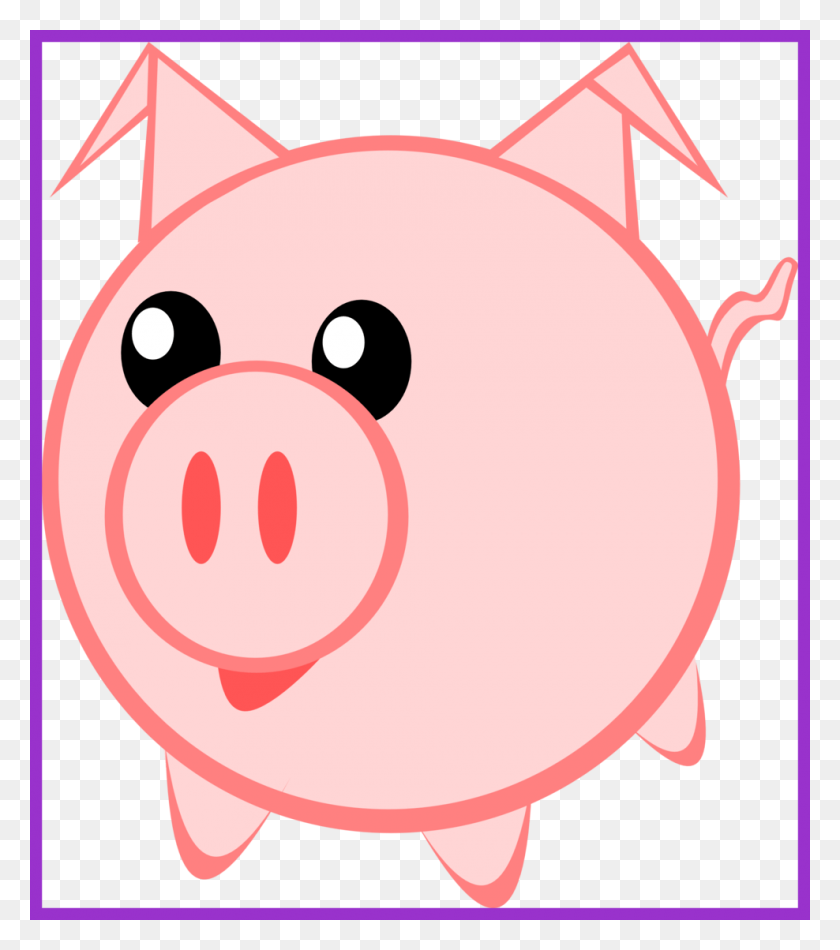 988x1128 Pig Clipart Face, Pig Face Transparent Free For Download - Pink Pig Clipart