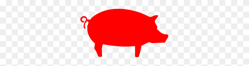 297x165 Pig Clipart Red - Show Pig Clip Art
