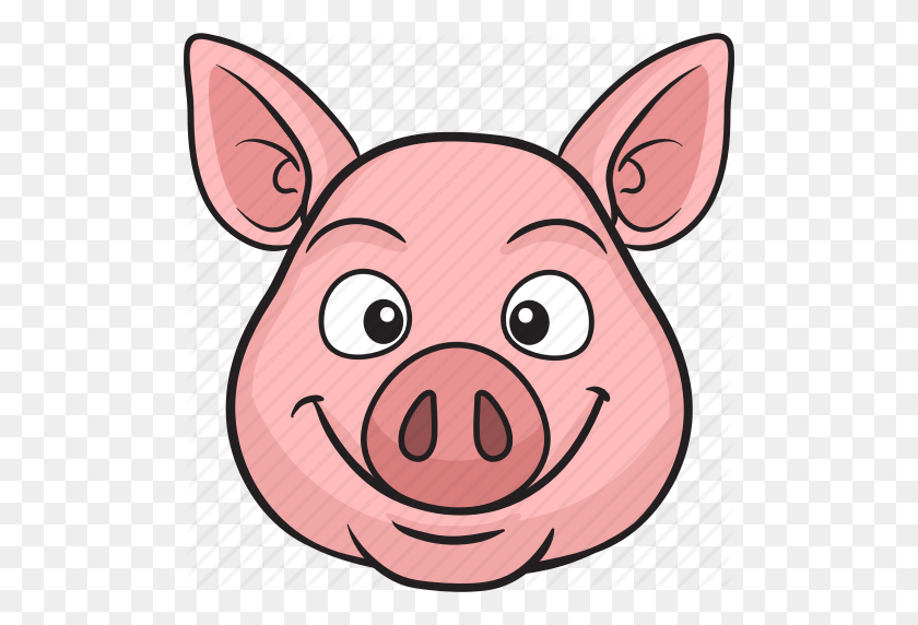 504x512 Pig Face Cartoon Free Download Clip Art - Pig Face Clipart