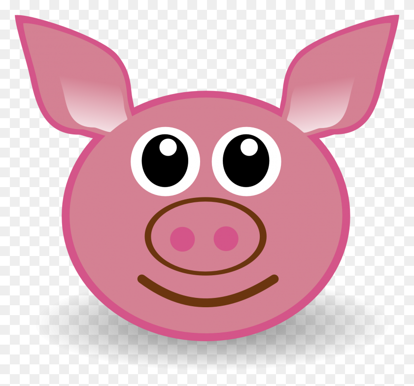 1979x1838 Pig Face Clipart - Dog Clipart Face