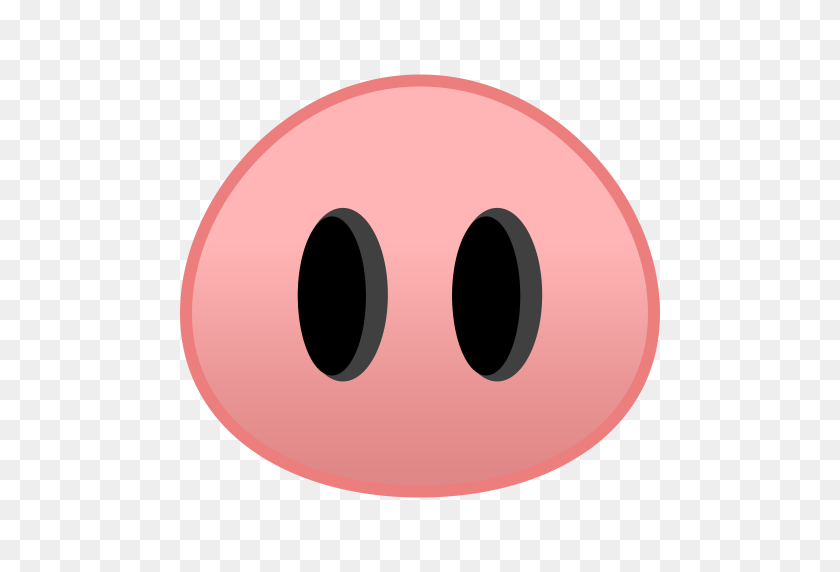 512x512 Pig Nose Icon Noto Emoji Animals Nature Iconset Google - Pig Nose Clipart