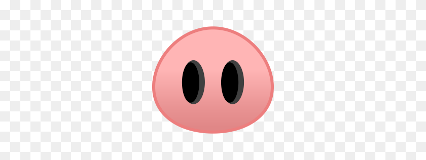 256x256 Pig Nose Icon Noto Emoji Animals Nature Iconset Google - Nose PNG