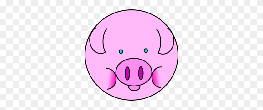 300x291 Pig Png, Clip Art For Web - Pig Nose Clipart