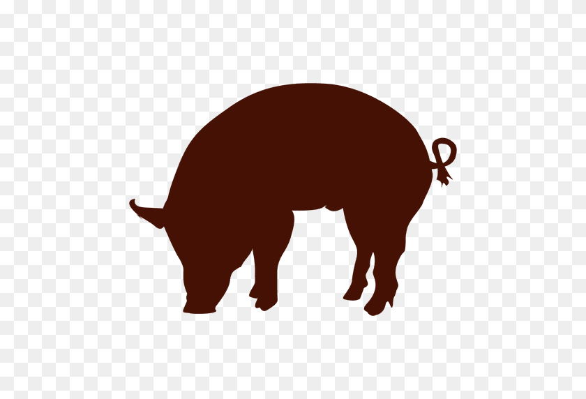 512x512 Pig Silhouette - Pig PNG