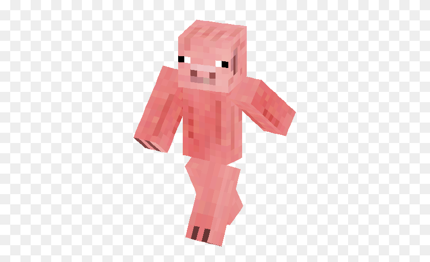 317x453 Hocico De Cerdo Hocico De La Piel De Minecraft Pieles - Minecraft Cerdo Png