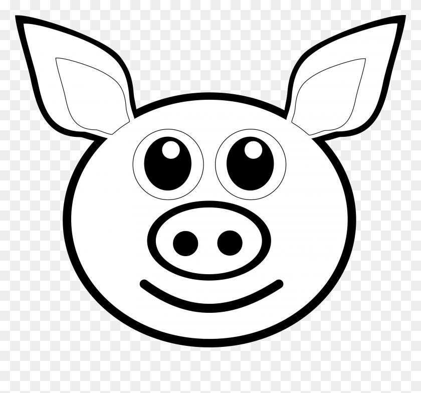 3333x3096 Pig With Background Clip Art - Show Pig Clip Art