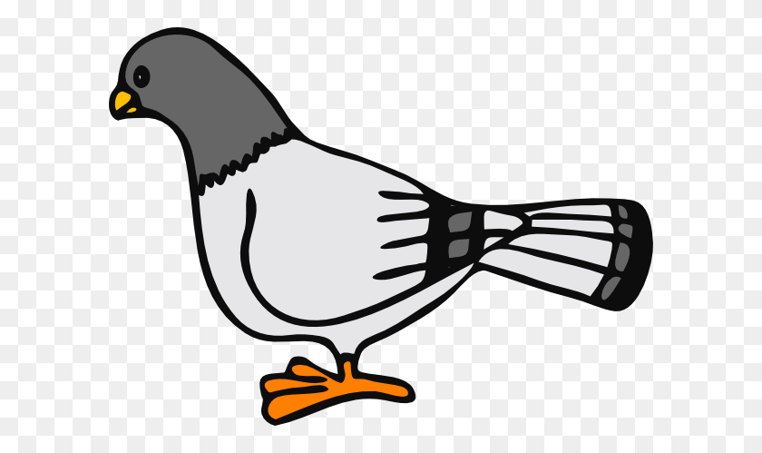 600x439 Pigeon Clip Art Free Vector - Mp3 Player Clipart