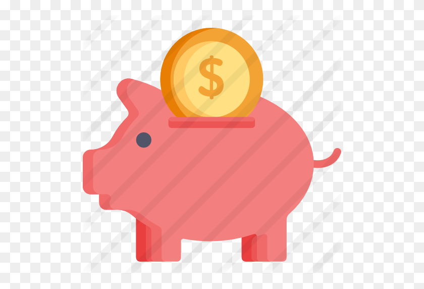 512x512 Piggy Bank - Piggy Bank Clipart Free