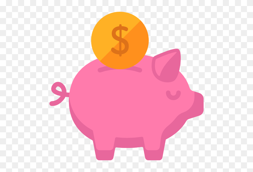 512x512 Piggy Bank - Piggy Bank PNG
