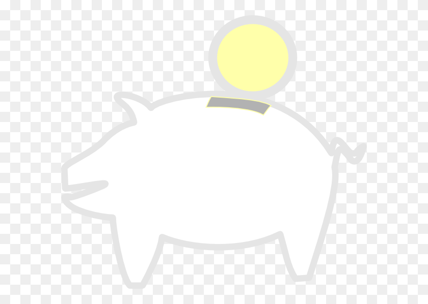 600x538 Piggy Bank Clip Art - Piggy Bank Clipart