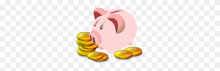 256x213 Piggy Bank Clipart - Piggy Bank PNG