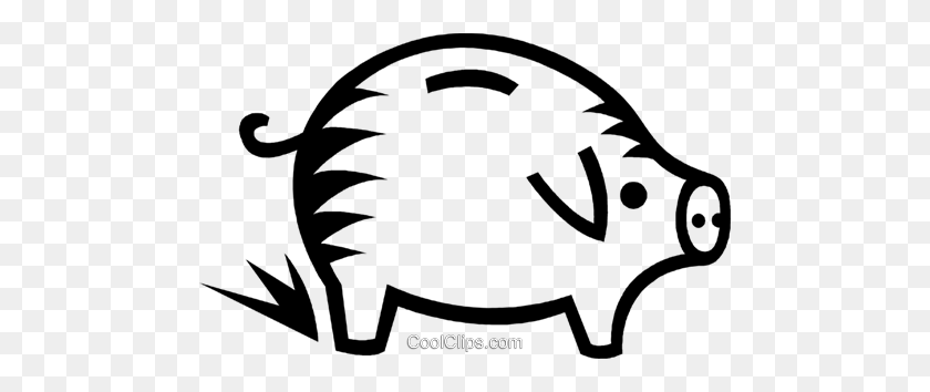 480x294 Piggy Bank Royalty Free Vector Clip Art Illustration - Piggy Bank Clipart
