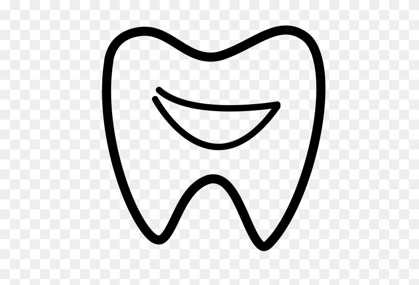 512x512 Пигментированные Зубы, Здоровые Зубы, Значок Человеческого Зуба С Png - Зубы Png