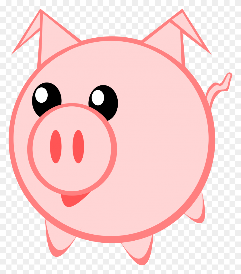 2000x2292 Pigs On Vector Clipart Polymer Clay Sculptures - Peppa Pig Clipart