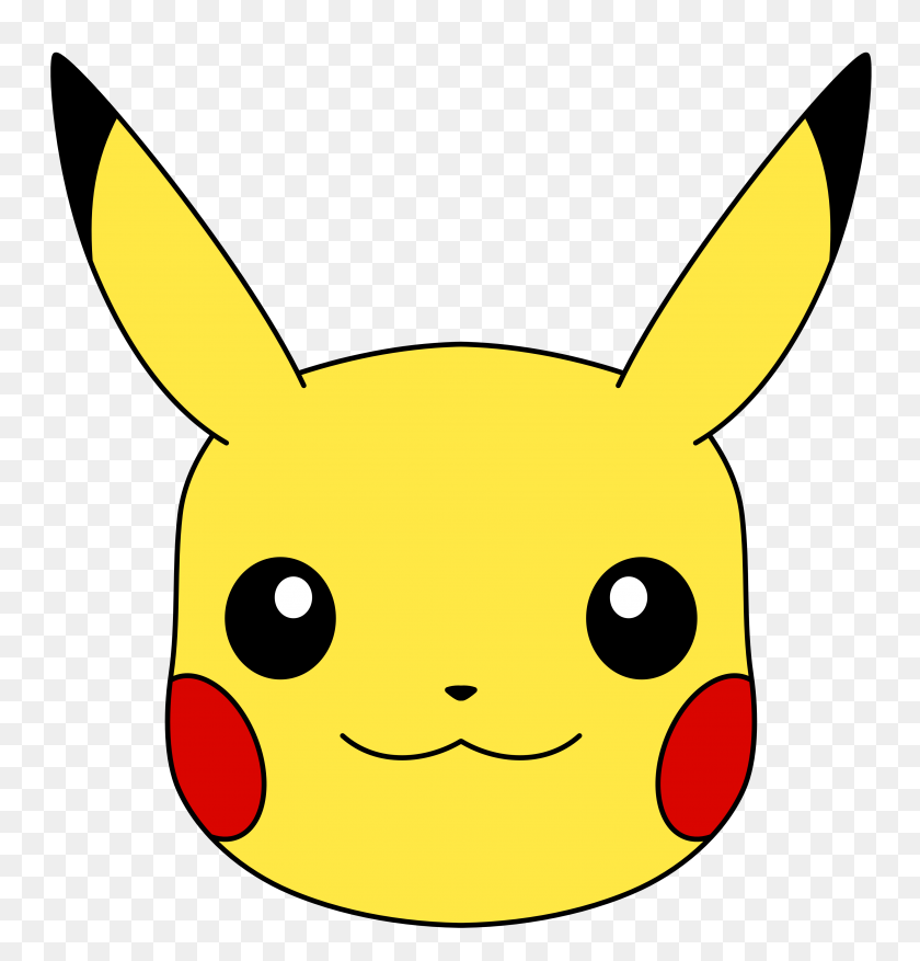 3724x3901 Pikachu Face Png Transparent Pikachu Face Images - PNG Face