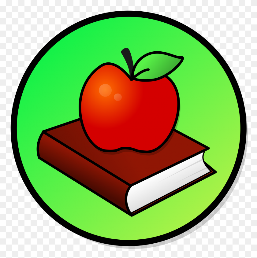 2000x2012 Pile Book And Red Apple Illustration Isolated On White - Book Pile Clipart