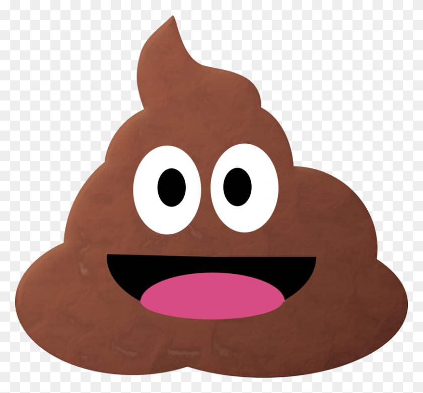 810x750 Pile Of Poo Emoji Feces Smile Computer Icons - Poop Clipart