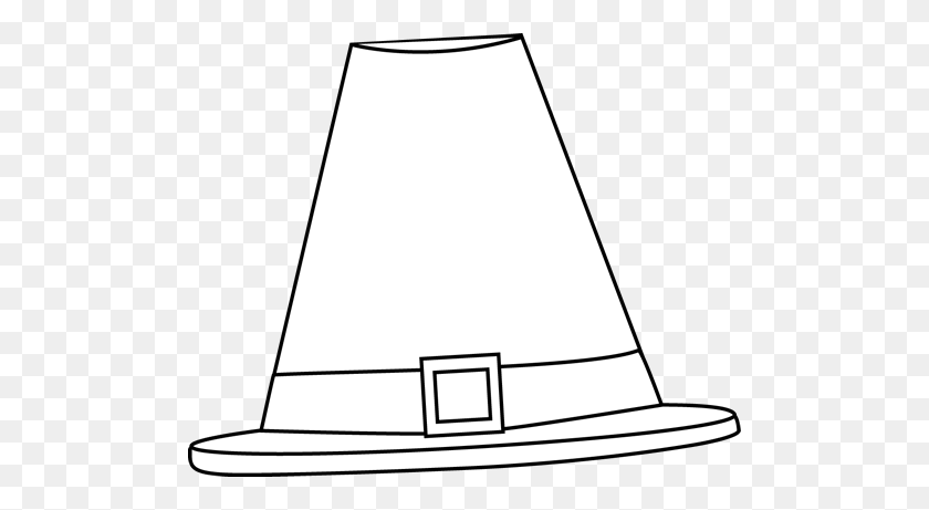 500x401 Pilgrim Hat Clipart Clipartpig - Pilgrim Clipart Black And White