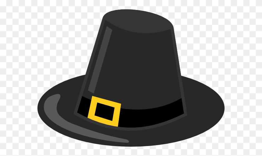 600x442 Pilgrim Hat With Black Band Png, Clip Art For Web - Clipart Band