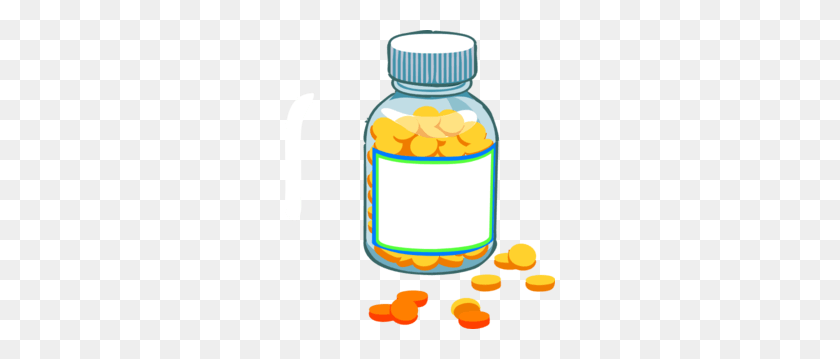 270x299 Pill Bottle Cliparts - Time Capsule Clipart