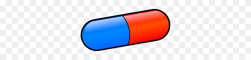 300x141 Pill Clipart - Cápsula Clipart