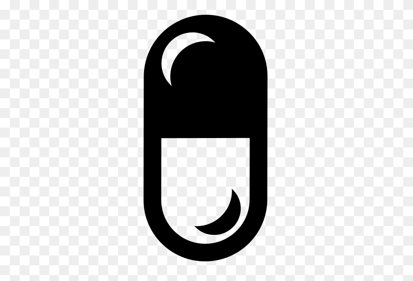 512x512 Pill Icon With Png And Vector Format For Free Unlimited Download - Pill Clipart Black And White
