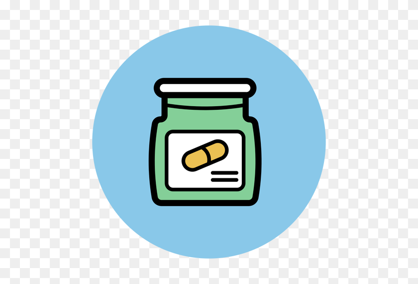 512x512 Pill Jar Icon - Mason Jar PNG